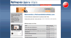 Desktop Screenshot of patinandosobrehielo.com